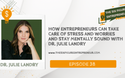 Episode 38: How Entrepreneurs Can Take Care Of Stress And Worries And Stay Mentally Sound with Dr. Julie Landry